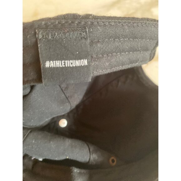 Blk Jupr Embroidered Black Cotton Dad Hat Adjustable Strapback By Athletic Union - Picture 6 of 7